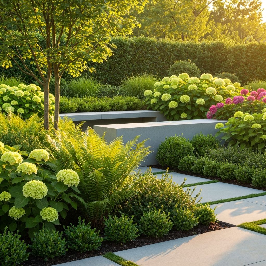 Beautifully landscaped garden and patio area by MHV Construction